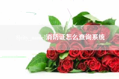 巴音郭楞消防证怎么查询系统