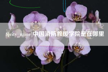 巴音郭楞中国消防救援学院是在哪里