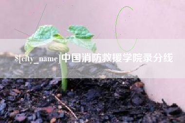 巴音郭楞中国消防救援学院录分线