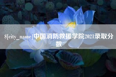 巴音郭楞中国消防救援学院2021录取分数