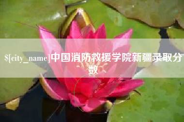 巴音郭楞中国消防救援学院新疆录取分数