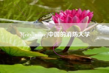 巴音郭楞中国的消防大学
