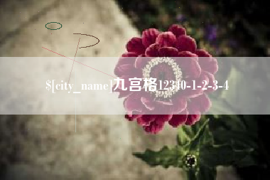 巴音郭楞九宫格12340-1-2-3-4
