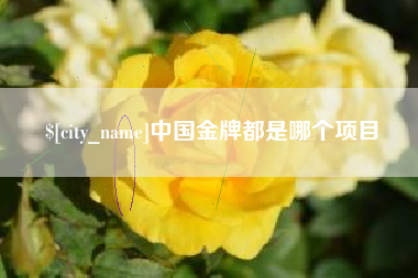 巴音郭楞中国金牌都是哪个项目