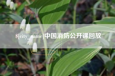 巴音郭楞中国消防公开课回放