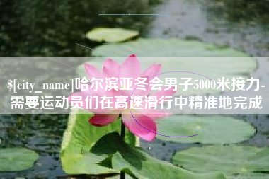 巴音郭楞哈尔滨亚冬会男子5000米接力-需要运动员们在高速滑行中精准地完成