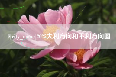 巴音郭楞2025大利方向和不利方向图
