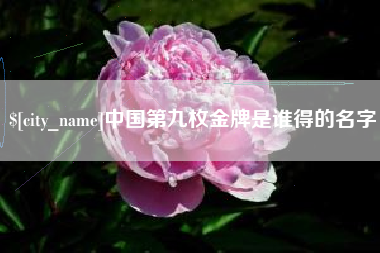 巴音郭楞中国第九枚金牌是谁得的名字