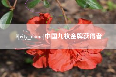 巴音郭楞中国九枚金牌获得者