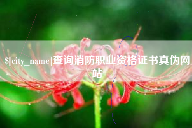 巴音郭楞查询消防职业资格证书真伪网站