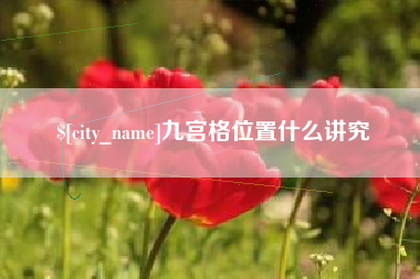 巴音郭楞九宫格位置什么讲究